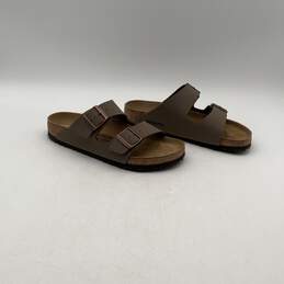 Birkenstock Unisex Arizona Brown Double Strap Slip-On Slide Sandals Size W9 M7