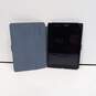 Gray 9in Apple Ipad w/ Navy Blue Case image number 1