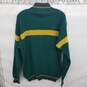 Benetton Green Half-Zip Pullover Sweater MN Sz 48 image number 2