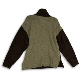 NWT Cousin Johnny Womens Brown Knitted Long Sleeve Pullover Sweater Size Large alternative image