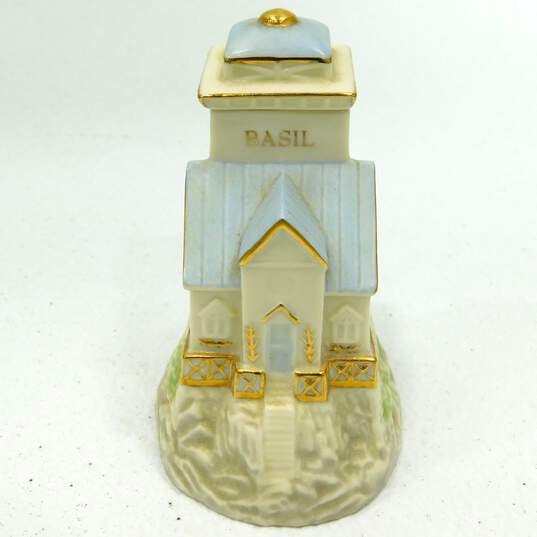 2002 Lenox Lighthouse Seaside Spice Jar Fine Ivory China Basil image number 1