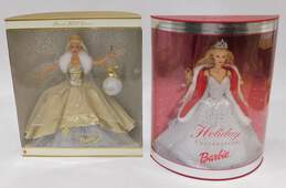 2000 Celebration & 2001 Holiday Celebration Special Edition Barbie Dolls