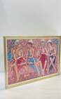 Beauty Parlor Print by Barbra Black Signed. Contemporary Framed image number 2