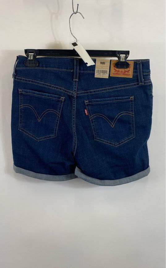 Levi's Blue Shorts - Size SM image number 4
