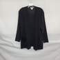 Misook Black Knit Rayon Blend Cardigan WM Size L image number 1