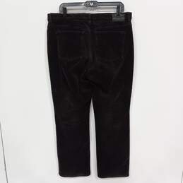 LRL Lauren Jeans Co. Ralph Lauren  Women's Black Corduroy Pants Size 16 alternative image
