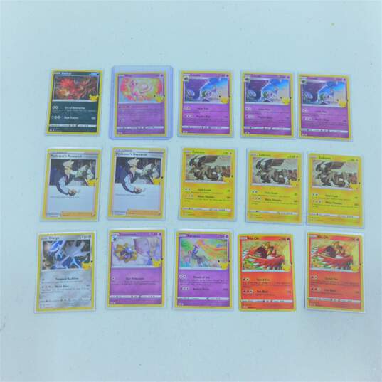 Pokemon TCG Lot of 45 Pack Fresh Celebrations Holofoil Cards image number 5