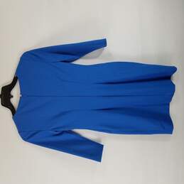 Tahari Women Dress Blue Size 2 alternative image