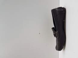 CALVIN KLEIN Morrie Weave Men's Size 8 Black/Dark Grey Textured Leather Loafer alternative image