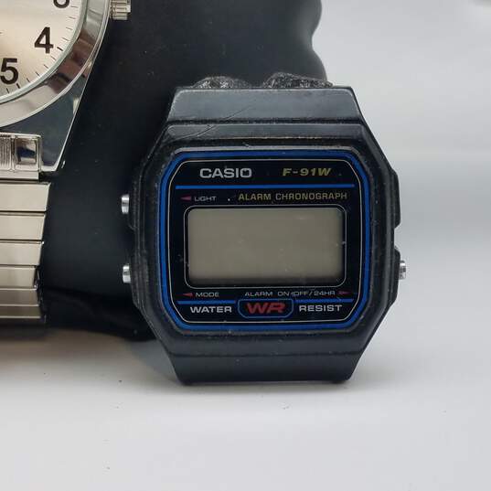 Vintage Retro Casio and Timex Men's Watch Collection image number 5