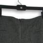Womens Gray 2 Welt Pocket Zipper Front Short A-Line Skirt Size 12 image number 3