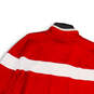 Womens Red Long Sleeve Mock Neck 1/4 Zip Activewear Jacket Size 2XL image number 4