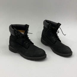 Mens Classic 6 Inch 19039 Black Leather Waterproof Combat Boots Size 12 M alternative image