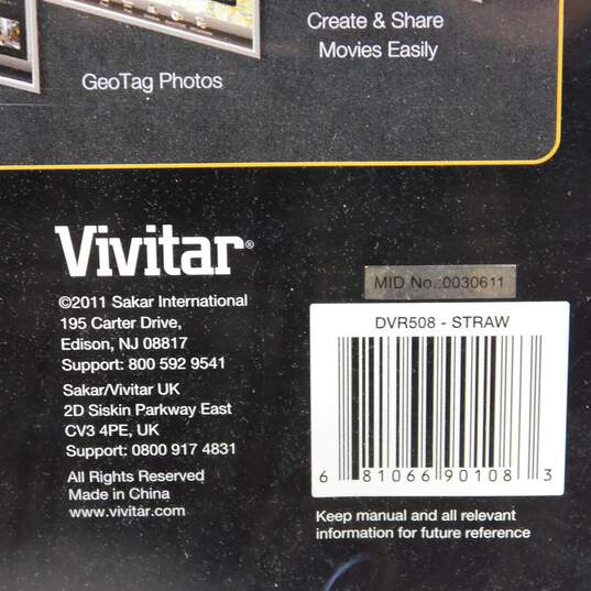 Vivitar DVR-508 HD Digital Video Camcorder Recorder Red Sealed image number 3