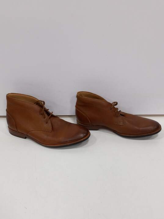 Clarks Men's Brown Leather Boots Size 9M image number 2