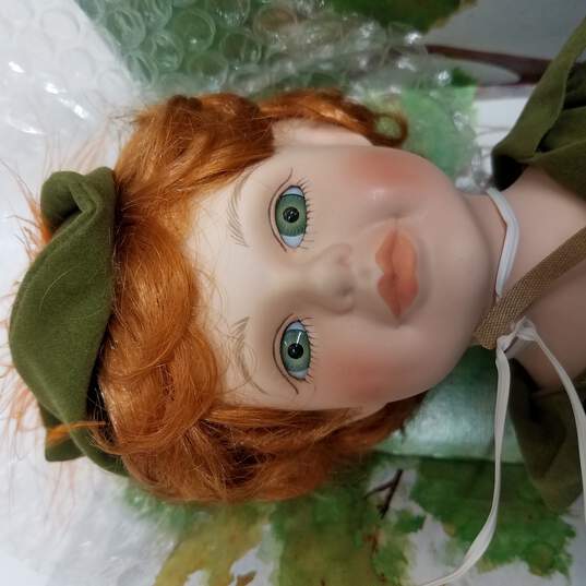VTG Seymour Mann Brenda Thomas Once Upon a Rhyme Peter Pan Tinkerbell Porcelain Collector Doll image number 5