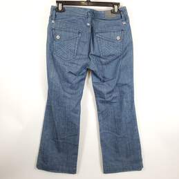 Armani Exchange Women Blue Bootcut Jeans Sz 4 Short alternative image