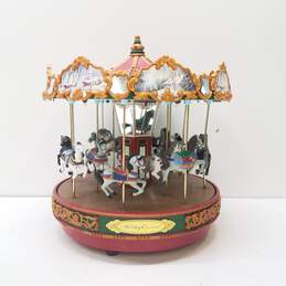 Mr. Christmas The Carousel Red/Green-SOLD AS IS, UNTESTED, NO POWER CABLE