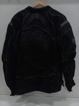 Icon Contra Black Motorcycle Jacket Men's Size XL alternative image