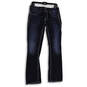 Womens Blue Denim Medium Wash 5-Pocket Design Bootcut Jeans Size 28x33 image number 1