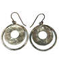 Designer Silpada 925 Sterling Silver Circles Fish Hook Dangle Earrings image number 3