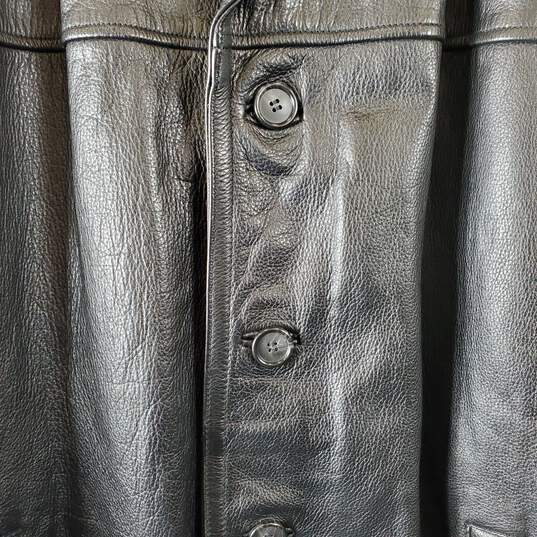 Jim & MaryLou Men's Black Leather Jacket SZ XL image number 3
