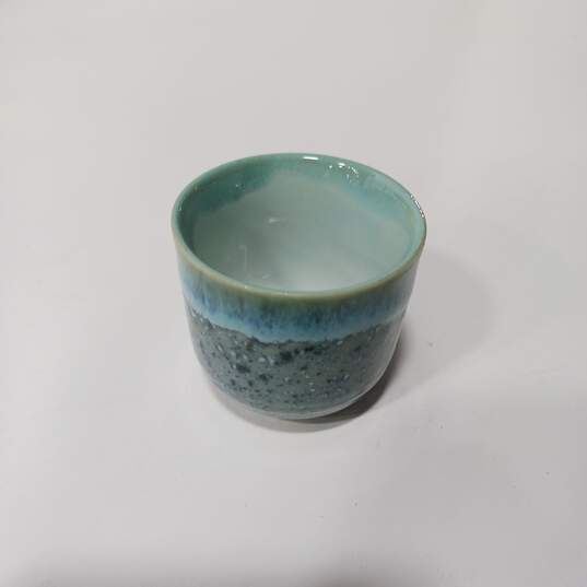 Set of 4 Ceramic Sake Cups & 1 Small Pitcher image number 2