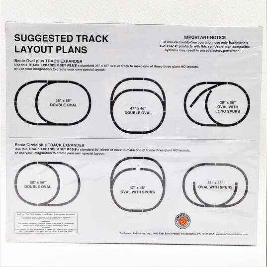 NEW Bachmann EZ Track Nickel SIL Layout Expander Set 12 HO Scale Sealed image number 4
