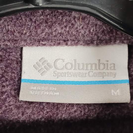Women’s Columbia Full-Zip Fleece Jacket Sz M image number 3