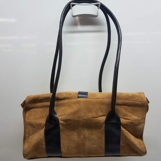 Wilsons Leather Wheat Brown Leather Shoulder Bag image number 2