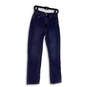 Womens Blue Denim Medium Wash Pockets Comfort Straight Leg Jeans Size 28 image number 1