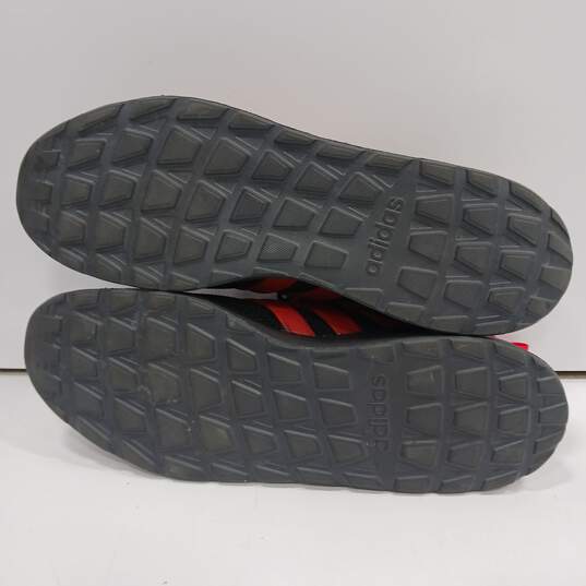 Men's Adidas Questar Flow Black & Red Shoes Size 13 image number 6
