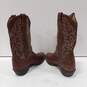 Tony Lama Brown Western Brown Leather Boots Size 9.5EE image number 4
