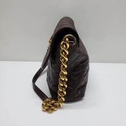 Marc Jacobs Quilted Brown Leather Shoulder Bag alternative image