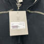 NWT Womens Black Long Sleeve Quarter Zip Regular Fit Pullover T-Shirt Sz XL image number 4