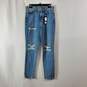 Carmar Women Blue Stone Washed High Waisted Jeans Sz 28 NWT image number 2