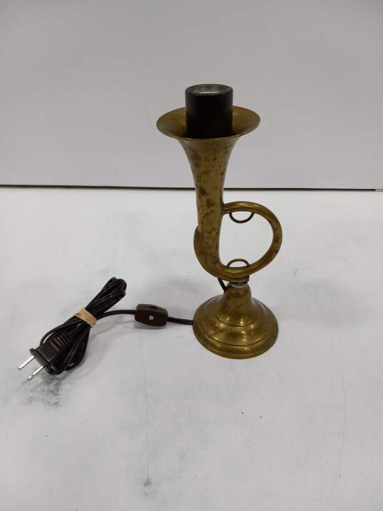 Vintage Trumpet Lamp image number 1