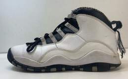 Air Jordan 10 Retro Steel (2013) (GS) White Athletic Shoes Women's Shoes 7 alternative image