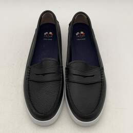 Cole Haan Womens Nantucket Black Leather Slip On Loafer Shoes Size 9B