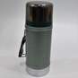 Vintage Aladdin Stanley 24oz. Wide Mouth Green Metal Thermos image number 2