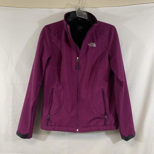 Women's Fuchsia The North Face Jacket, Sz. M image number 1