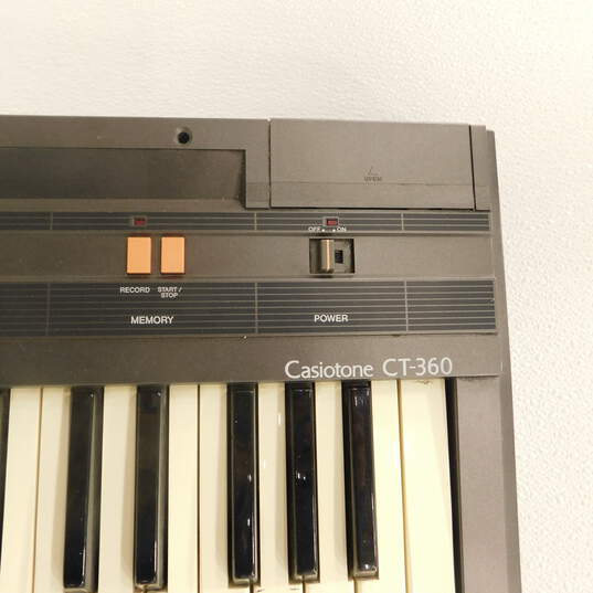 VNTG Casio Brand Casiotone CT-360 Model Electronic Keyboard w/ Power Adapter image number 10