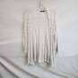 Nic+Zoe White Linen Blend Open Knit Cardigan WM Size M NWT image number 1