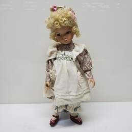 Diana Effner's Mother Goose Mary Mary Quite Contrary Porcelain Doll