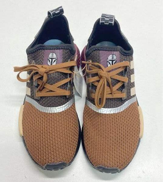 Adidas X Star Wars Mandalorian NMD-R1 J Sneakers Women 6.5 image number 5
