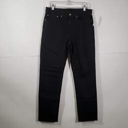 Mens 541 Dark Wash Denim 5-Pocket Design Straight Leg Jeans Size 34X34