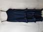 Whistles Animal Jacquard Pleated Dress Navy Blue Size 12 image number 2