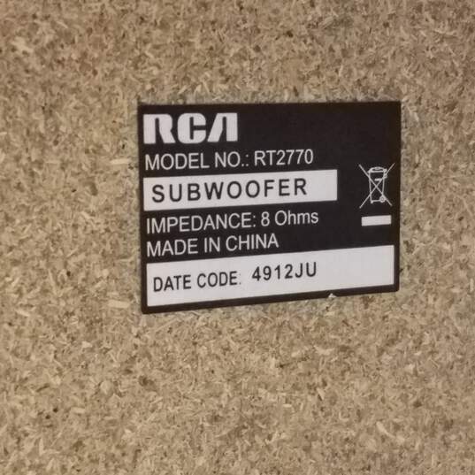 RCA RT2770 Home Theater Subwoofer image number 5