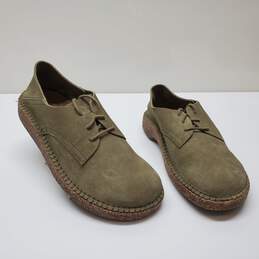 Birkenstock Gary Suede Leather Faded Khaki Low Shoes Sz L10/M8