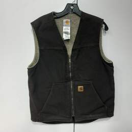 Men's Carhartt Brown Vest Size Medium